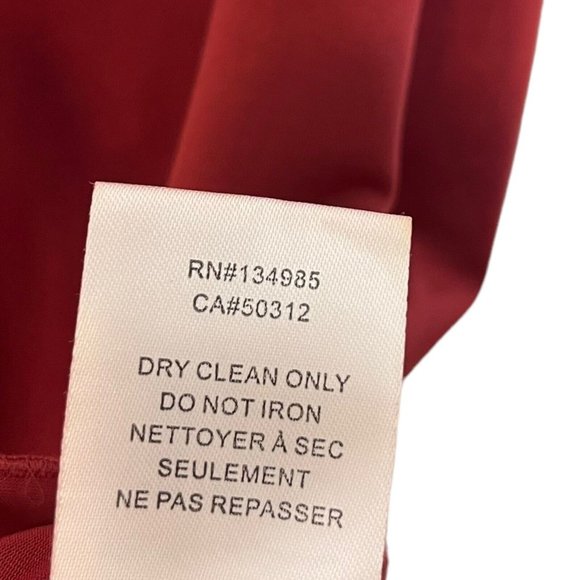 For Love & Lemons Slip Dress Mini Low Back Red Sexy Women’s Size XS - Picture 6 of 8